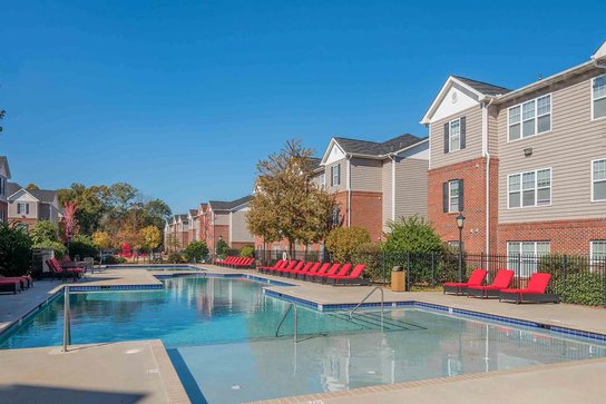 exterior view at The Marlowe Apartments in Carrollton, GA